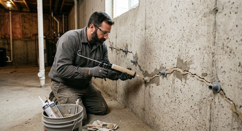 Basement Foundation Repair in Abington, MA