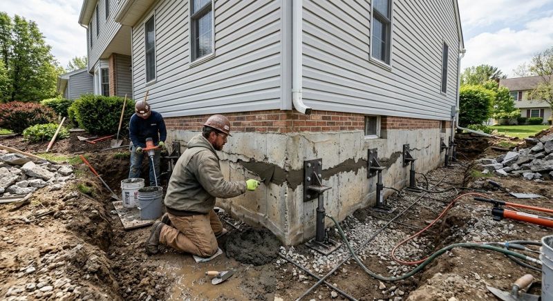 Basement Foundation Repair in Falmouth, MA