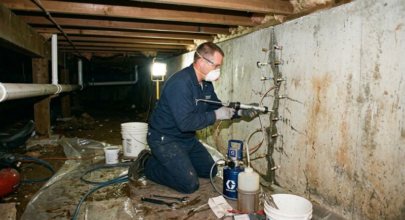 Basement Foundation Repair in West Wareham, MA