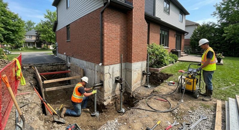 Basement Underpinning in Plymouth, MA