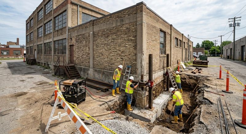 Building Foundation Repair in Plymouth, MA