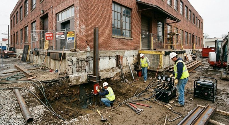 Building Foundation Repair in Scituate, MA