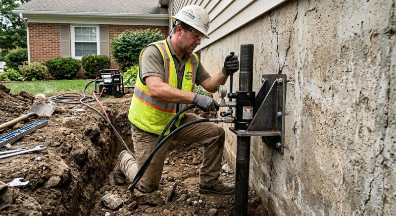 Concrete Foundation Leveling in Hanover, MA