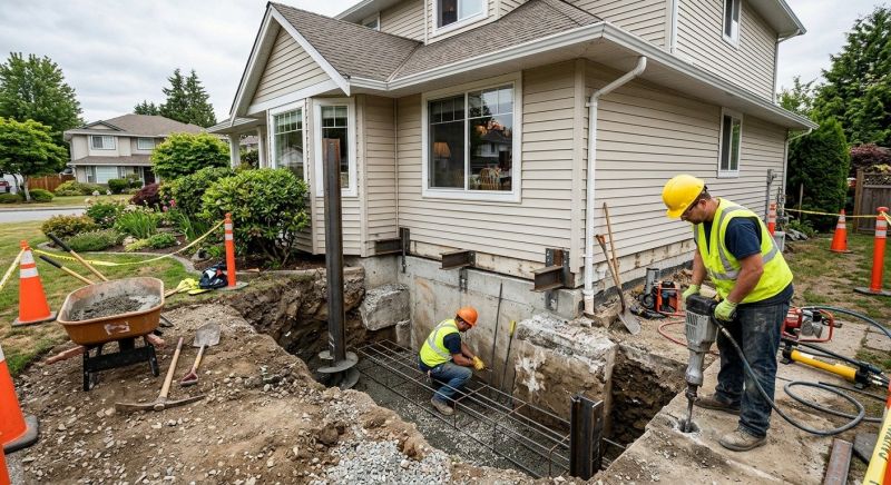 Concrete Foundation Repair in West Wareham, MA