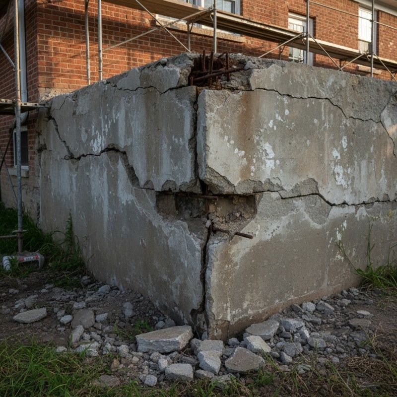 Cracked Foundation Repair in Norwell, MA