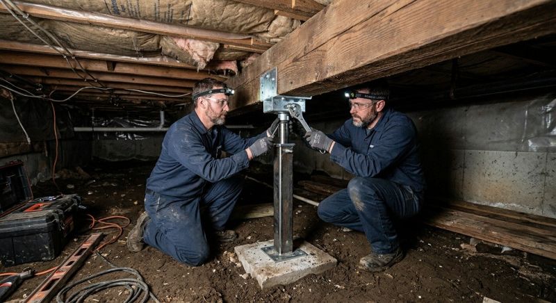 Crawlspace Foundation Repair in Cotuit, MA
