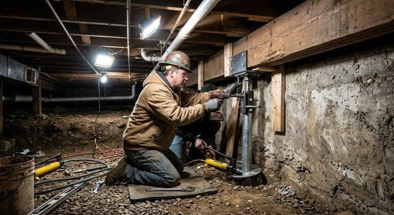 Crawlspace Foundation Repair in East Taunton, MA