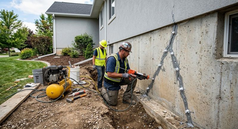 Foundation Crack Repair in Bristol County, MA