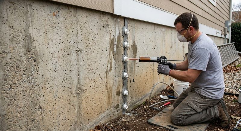 Foundation Cracks Repair in Plymouth, MA
