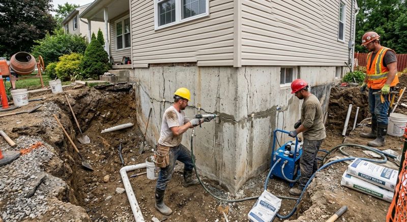 Foundation Damage Repair in Buzzards Bay, MA