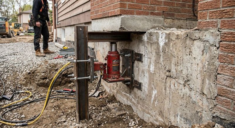 Foundation Jacking in Bridgewater, MA