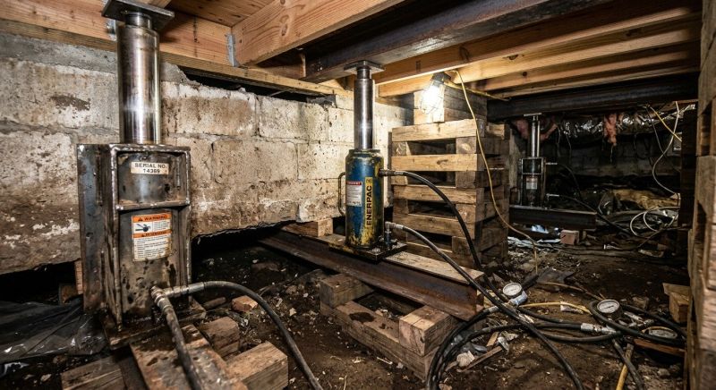 Foundation Jacking in Dennis, MA