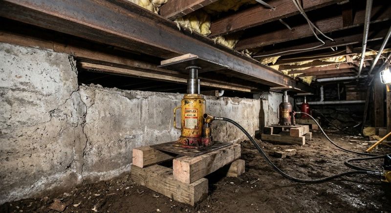 Foundation Jacking in Fairhaven, MA