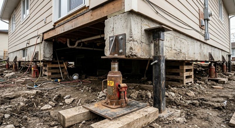Foundation Jacking in Marstons Mills, MA