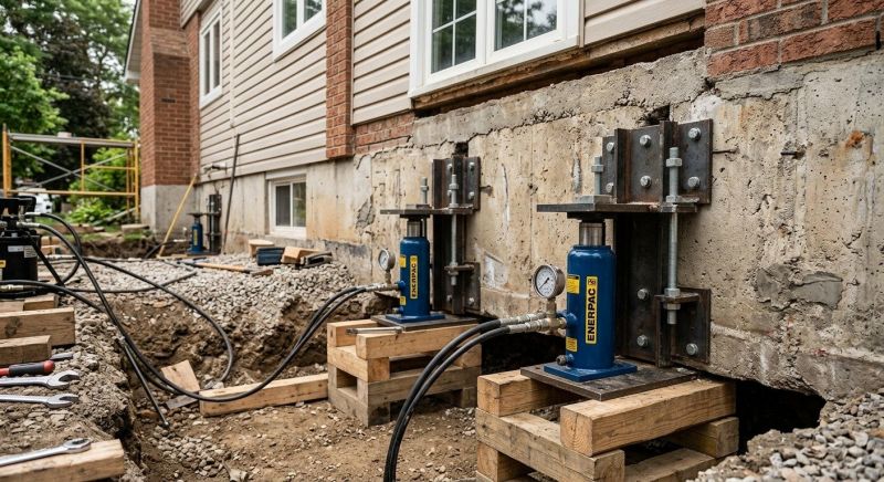 Foundation Jacking in Wareham, MA