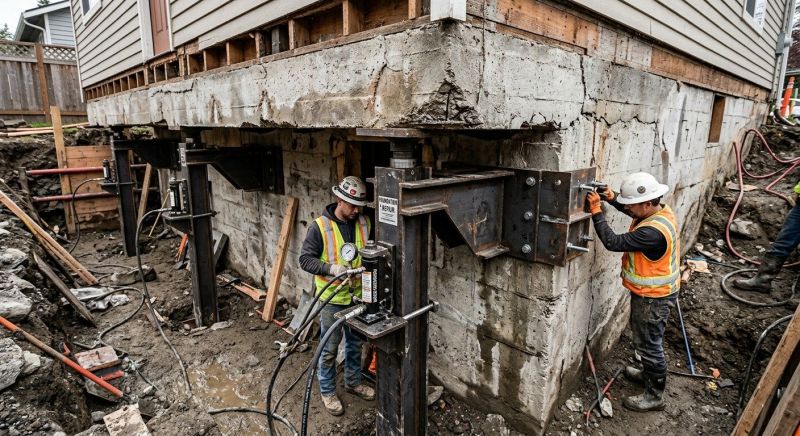 Foundation Lifting in Buzzards Bay, MA