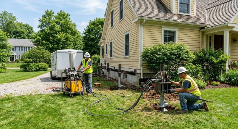 Foundation Lifting in Marstons Mills, MA