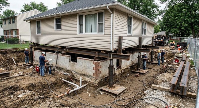 Foundation Lifting in North Falmouth, MA