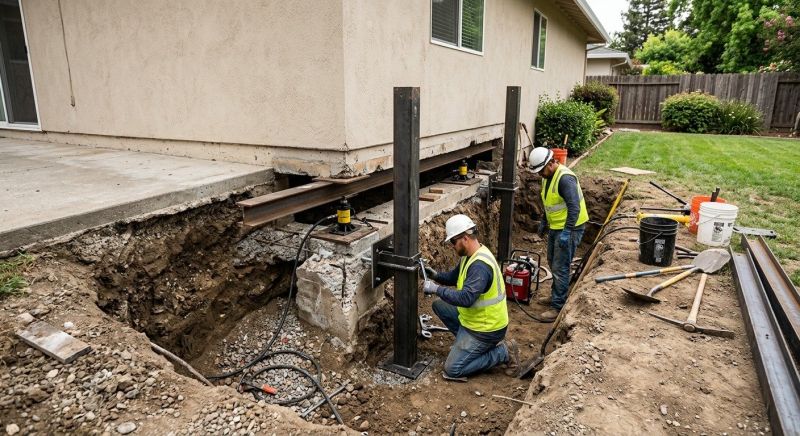 Foundation Pier Repair in Plymouth, MA