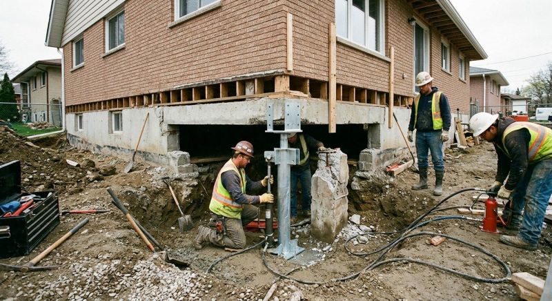Foundation Pier Repair in Plymouth, MA