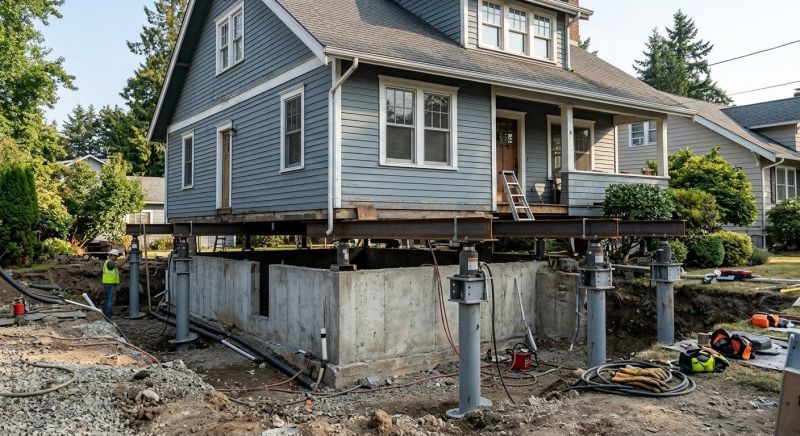 Foundation Raising in Duxbury, MA