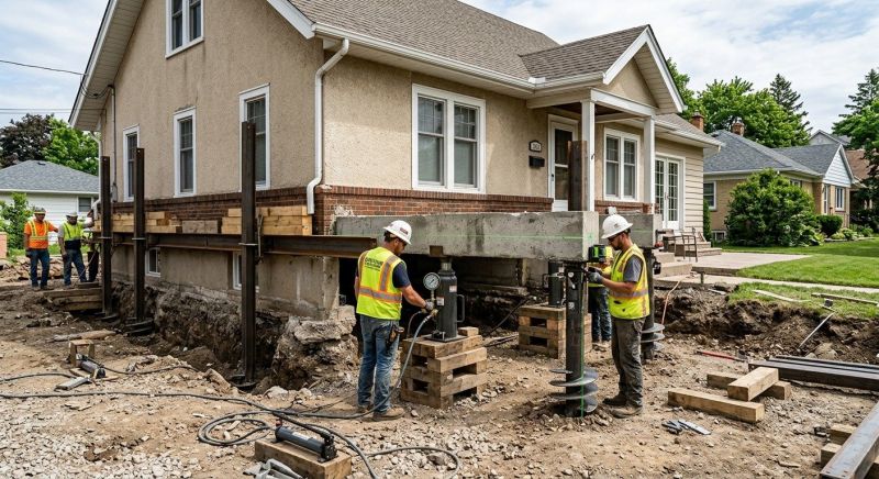 Foundation Releveling in Plymouth, MA