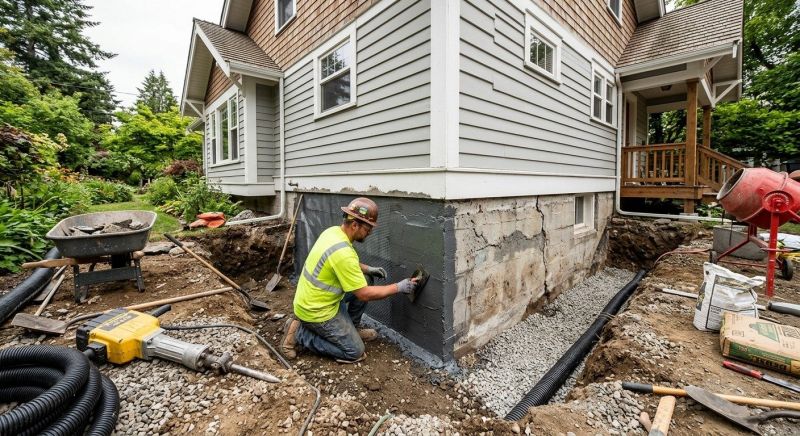 Foundation Restoration in Plymouth, MA