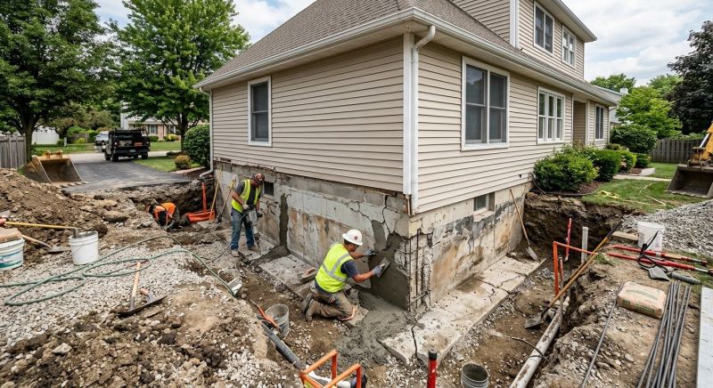 Foundation Restoration in Plymouth, MA