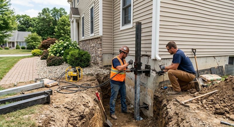 Foundation Stabilizing in Bridgewater, MA