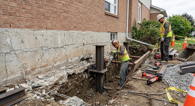 Foundation Structural Repair in Fairhaven, MA
