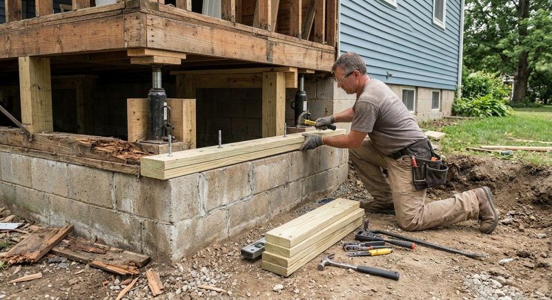 House Foundation Repair in Berkley, MA