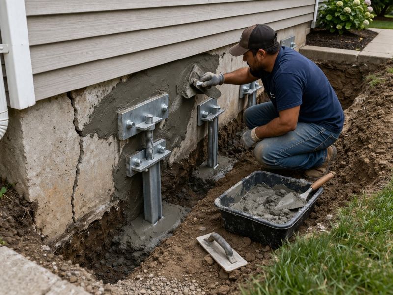 House Foundation Repair in Bristol County, MA