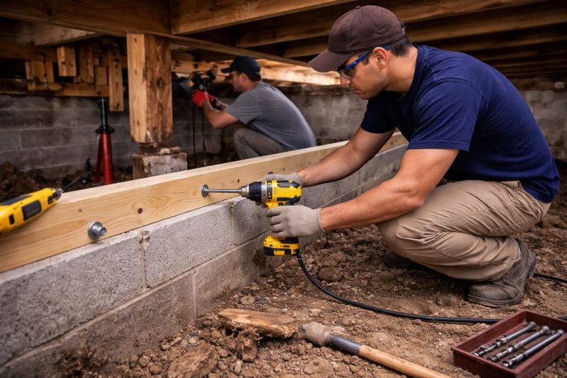 House Foundation Repair in Mashpee, MA