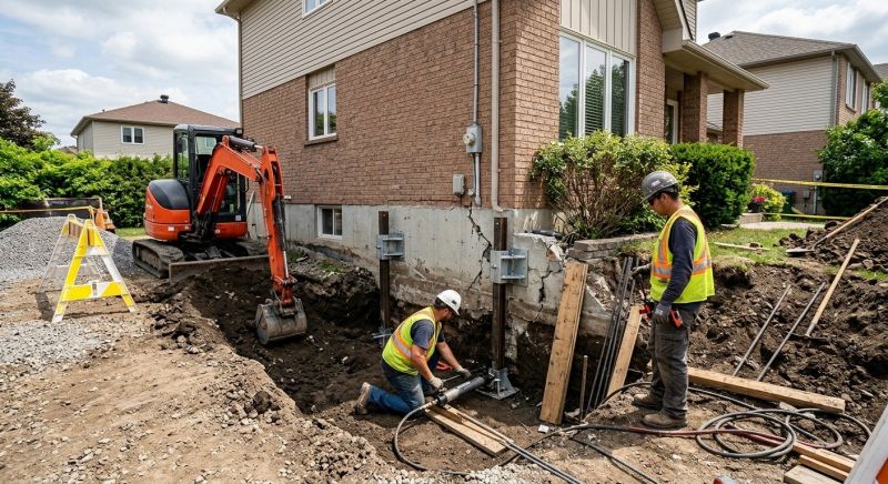 House Foundation Repair in Pembroke, MA