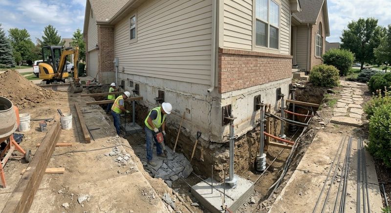 House Underpinning in Plymouth, MA
