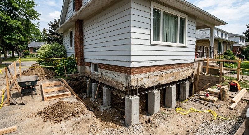 House Underpinning in Plymouth, MA