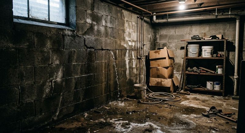 Leaking Foundation Repair in Plymouth, MA