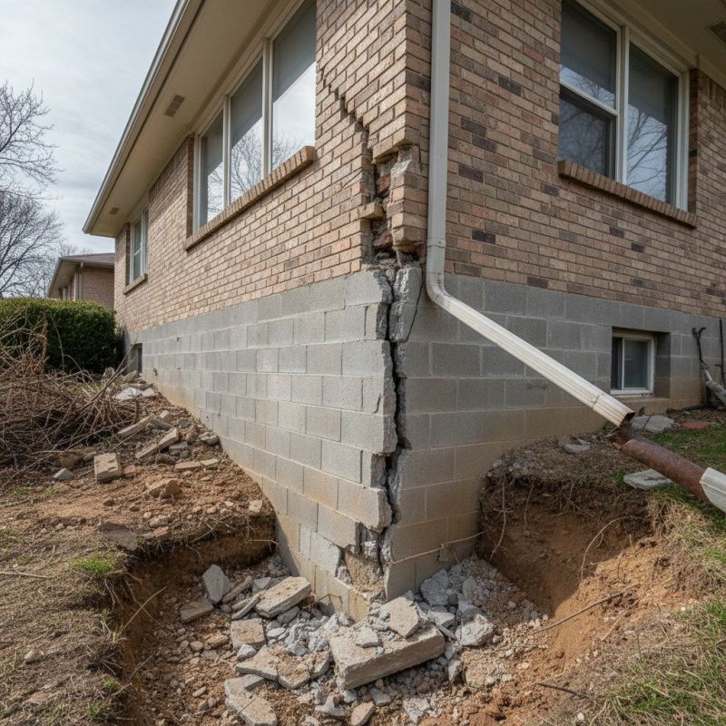 Settling Foundation Service in East Taunton, MA