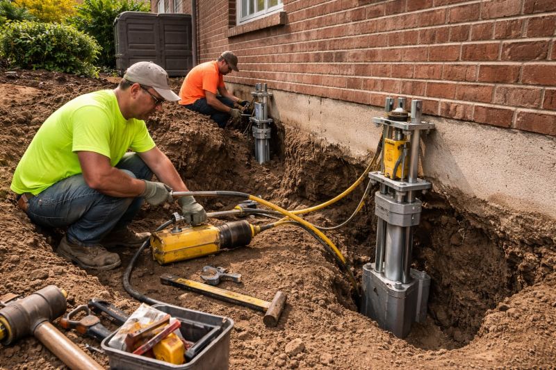 Settling Foundation Service in Norwell, MA