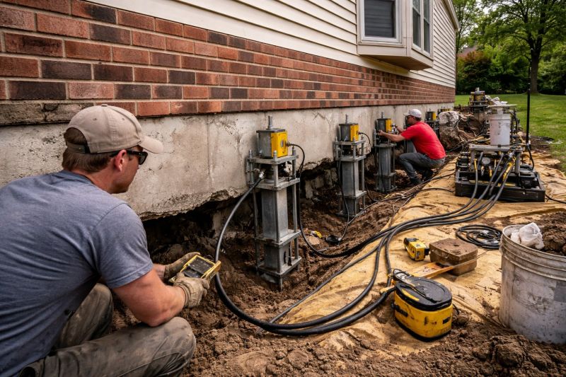 Settling Foundation Service in Taunton, MA