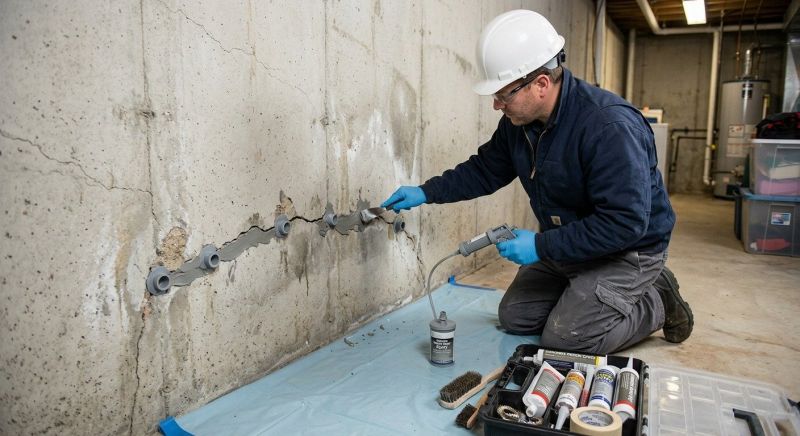 Structural Crack Repair in Plymouth, MA