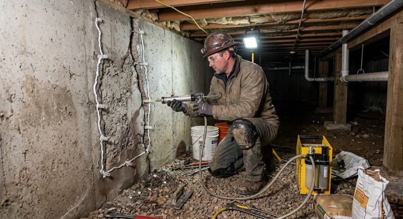 Structural Foundation Repair in Abington, MA