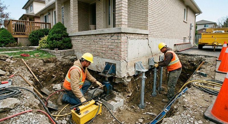 Structural Foundation Repair in Bridgewater, MA