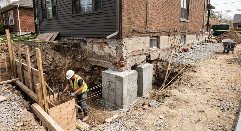 Structural Underpinning in Plymouth, MA