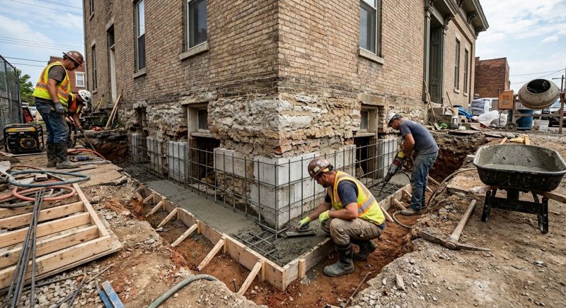 Structural Underpinning in Plymouth, MA